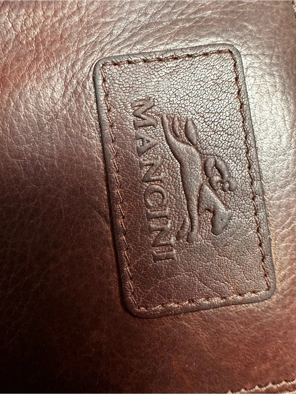 Mancini brown leather